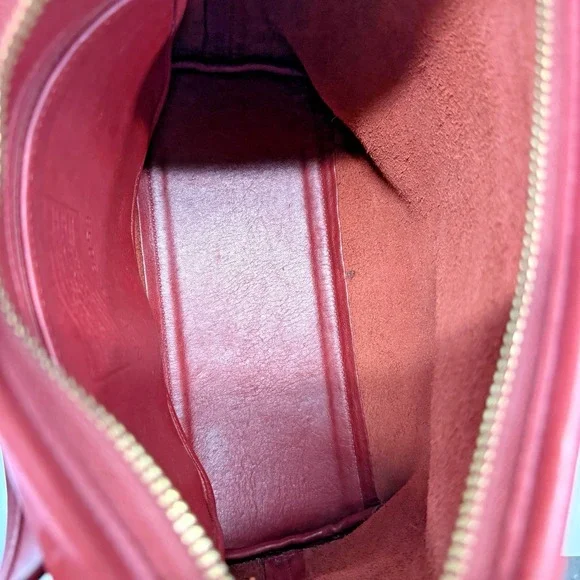 Vintage Coach Legacy Hobo Shoulder Hand Bag Red Leather Costa Rica 9058 Y2K - Picture 9 of 16